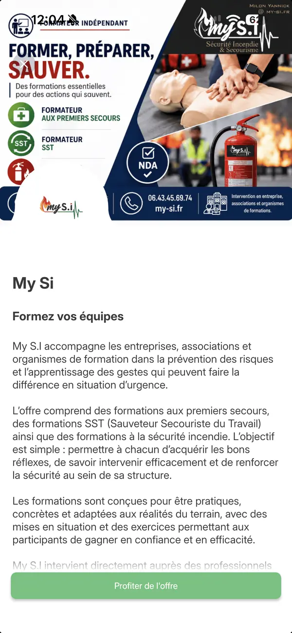 SportEasy FCSM – fiche offre partenaire My S.I