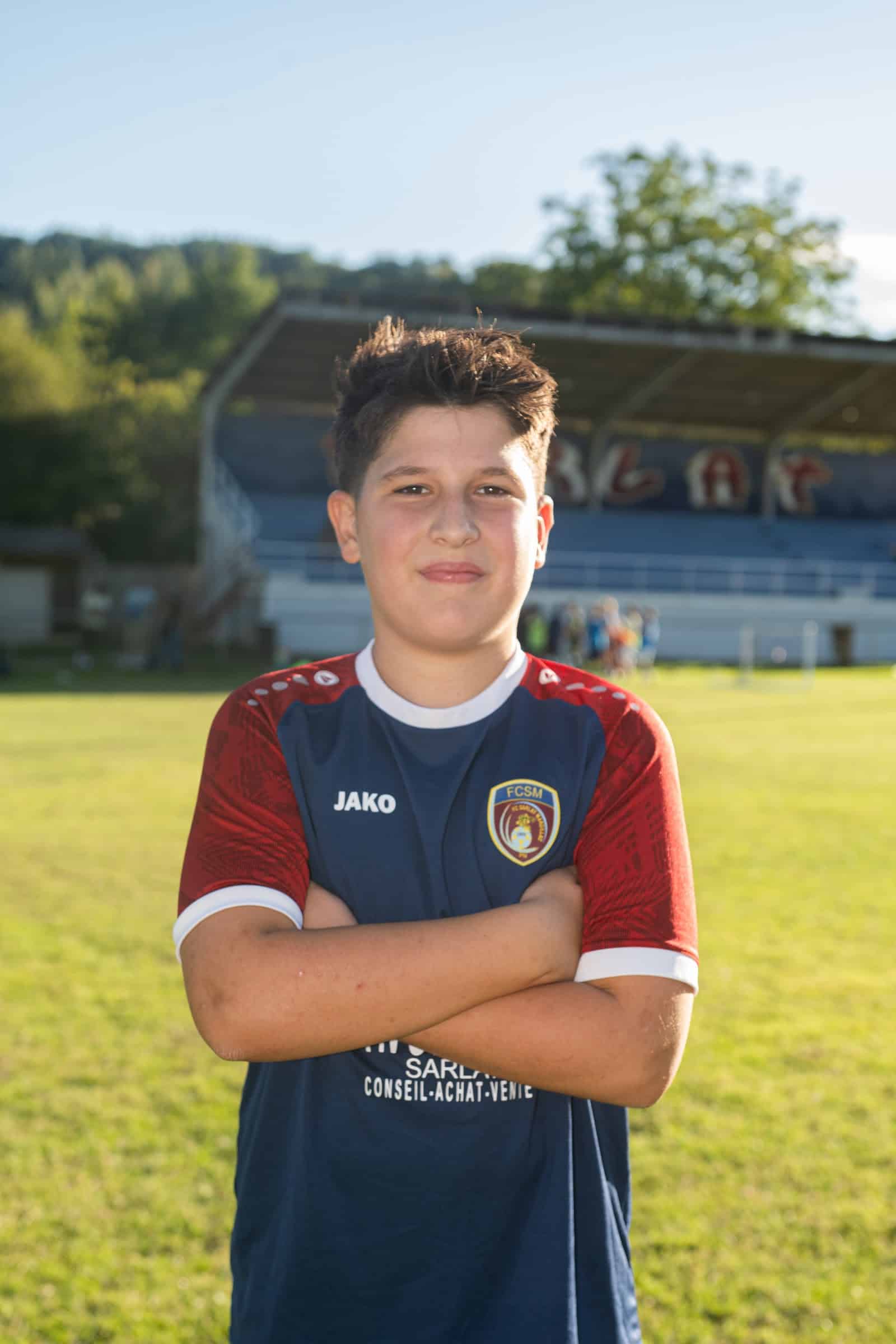 Nino Da Silva, U13 du FC Sarlat Marcillac, saison 2026-2027