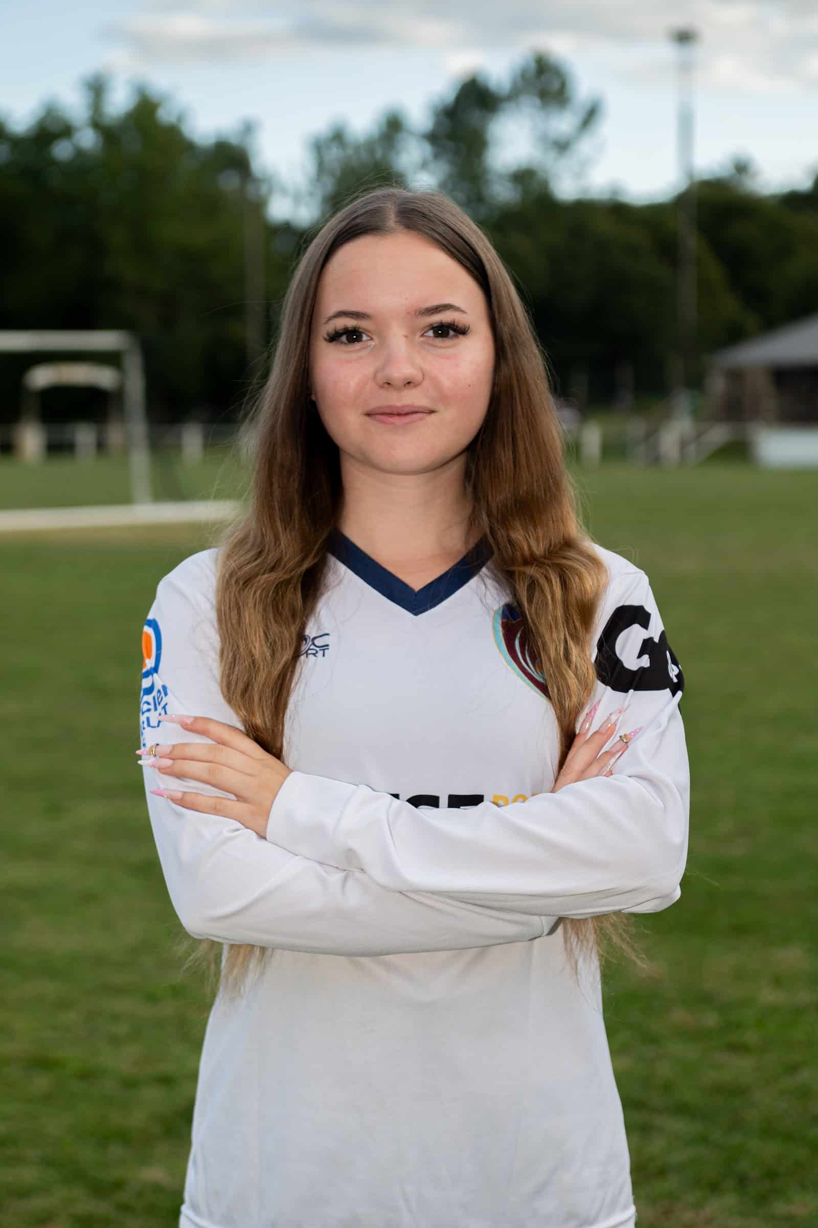 Jade Amiel Mombertrand, joueuse de l'équipe féminine du FC Sarlat Marcillac, saison 2026-2027