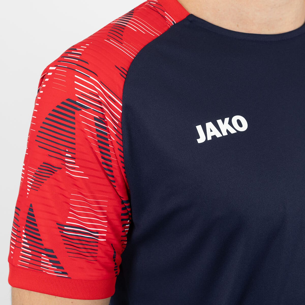 JAKO T-shirt Sonic – marine/rouge – vue 5