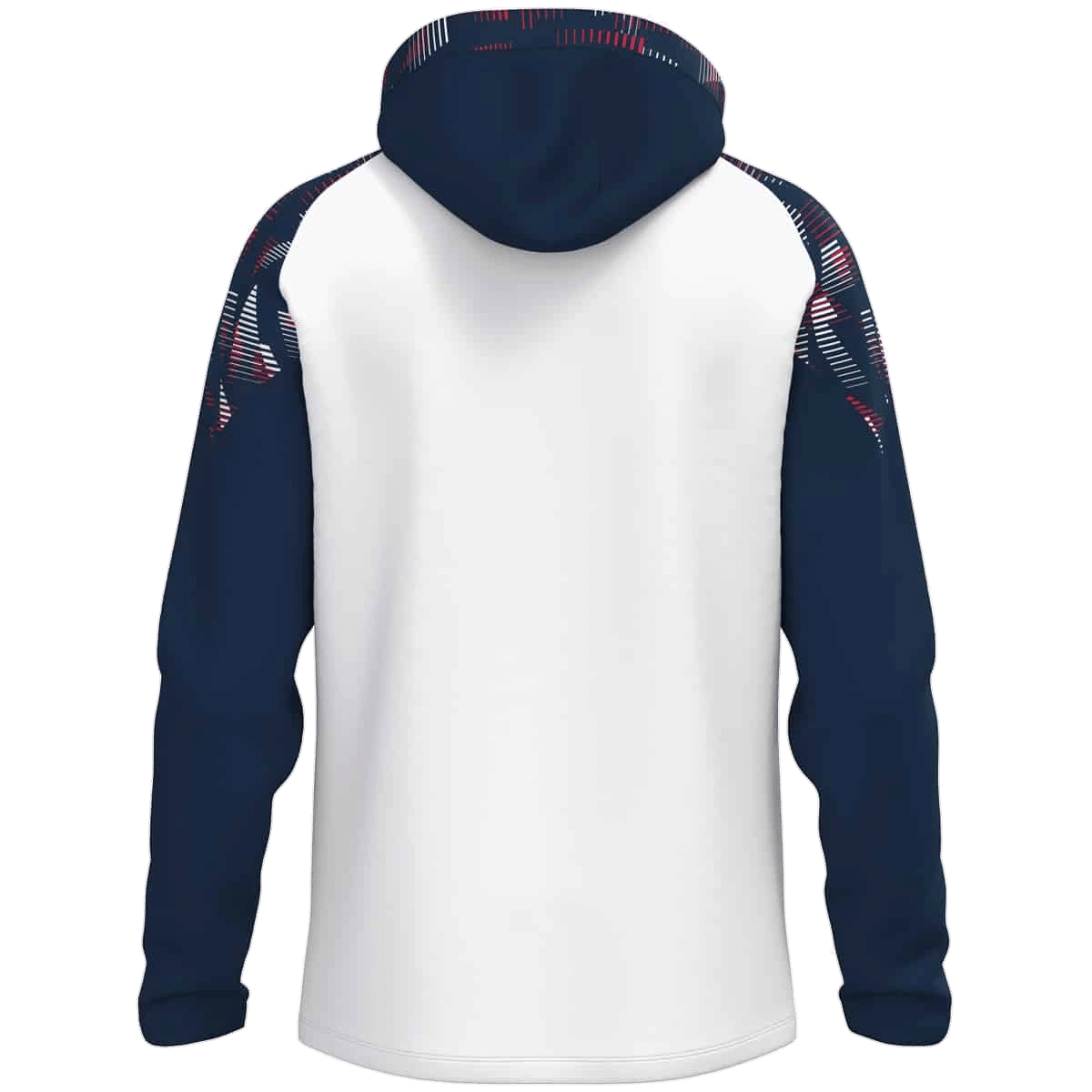 JAKO Veste à capuche Sonic – blanc/marine/rouge – vue 3