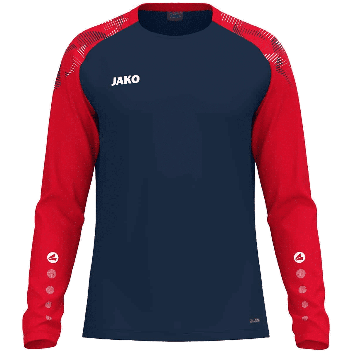 JAKO Maillot Sonic ML – marine/rouge