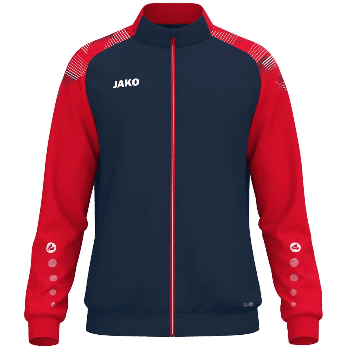 JAKO Veste polyester Sonic – marine/rouge